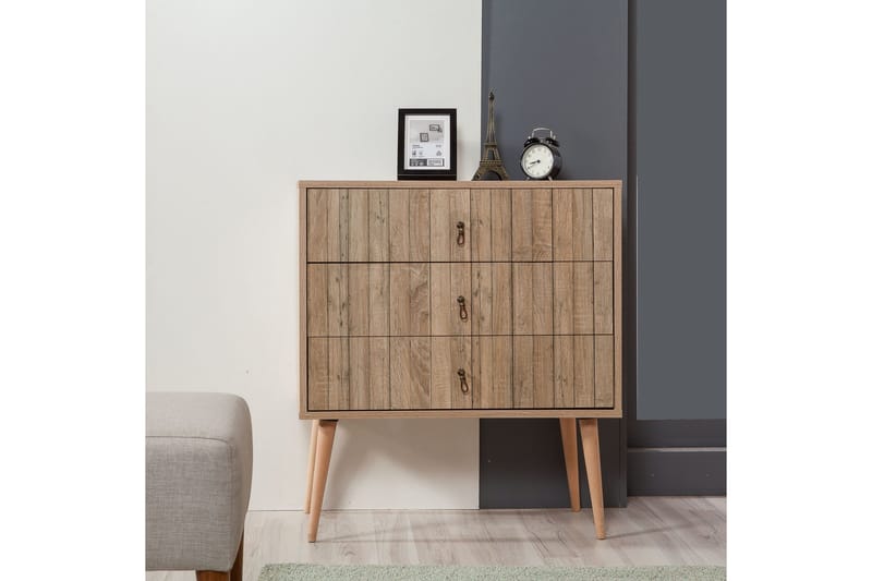 Vellavie Byrå Panel - Ljusbrun - Förvaring - Förvaringsmöbler - Byrå - Hallbyrå