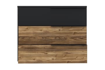 Vergina Byrå 42x100 cm - Brun/Svart - Förvaring - Förvaringsmöbler - Byrå