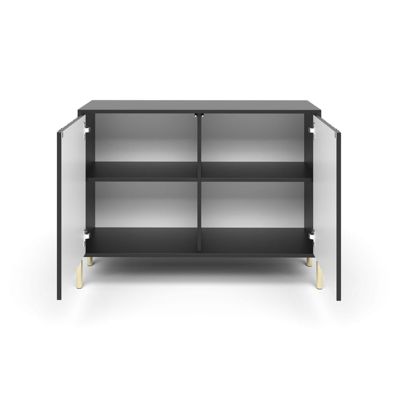 Virmani Byrå 104 cm - Svart - Förvaring - Förvaringsmöbler - Byrå