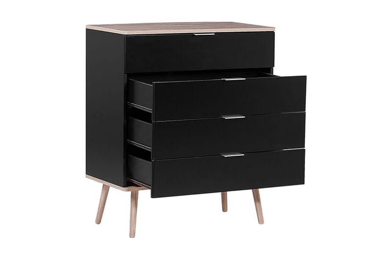 Walpi Byrå 79 cm - Svart - Förvaring - Förvaringsmöbler - Byrå - Hallbyrå