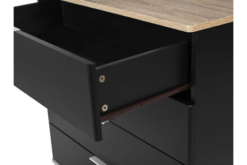 Walpi Byrå 79 cm - Svart - Förvaring - Förvaringsmöbler - Byrå - Hallbyrå