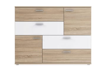 Waunifor Byrå 125 cm - Brun/Vit - Förvaring - Förvaringsmöbler - Byrå