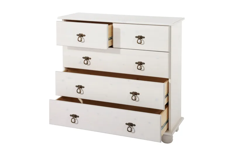 Welton Byrå 82 cm - Vit - Förvaring - Förvaringsmöbler - Byrå - Hallbyrå