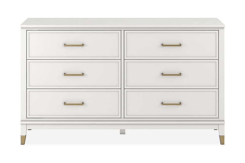 Westerleigh Byrå 144x41 cm Vit - Förvaring - Förvaringsmöbler - Byrå
