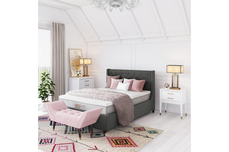 Westerleigh Byrå 76x50 cm Vit - CosmoLiving - Förvaring - Förvaringsmöbler - Byrå - Hallbyrå