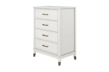 Westerleigh Byrå 76x50 cm Vit - Förvaring - Förvaringsmöbler - Byrå - Hallbyrå