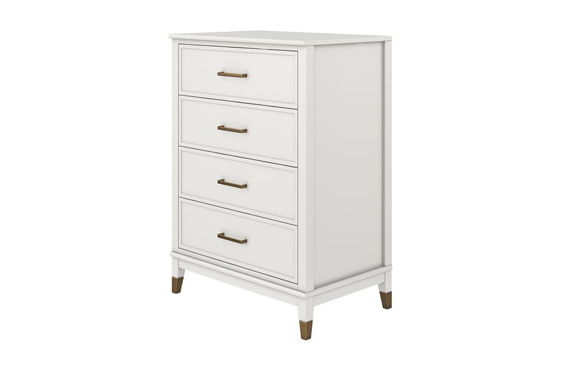 Westerleigh Byrå 76x50 cm Vit - Förvaring - Förvaringsmöbler - Byrå - Hallbyrå