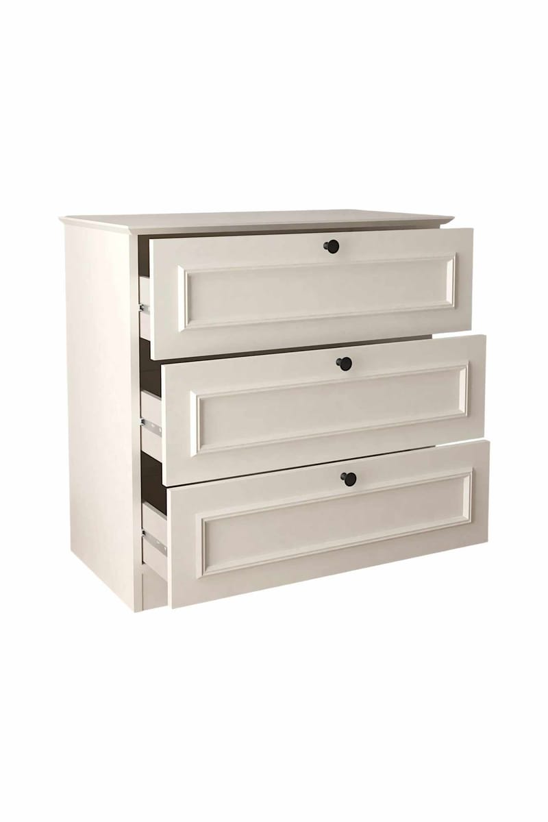 Wonthaggi Byrå 78 cm - Vit - Förvaring - Förvaringsmöbler - Byrå - Hallbyrå