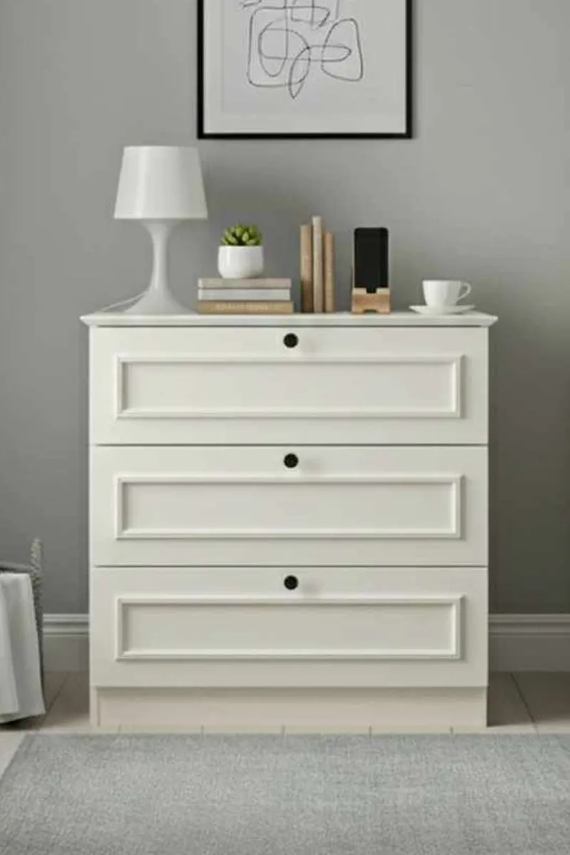 Wonthaggi Byrå 78 cm - Vit - Förvaring - Förvaringsmöbler - Byrå - Hallbyrå