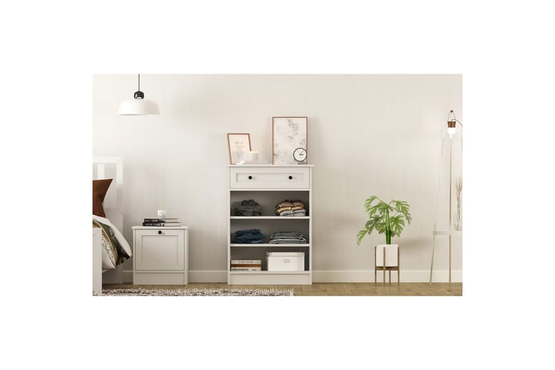 Zavira Byrå 70 cm - Matt Vit - Förvaring - Förvaringsmöbler - Byrå - Hallbyrå