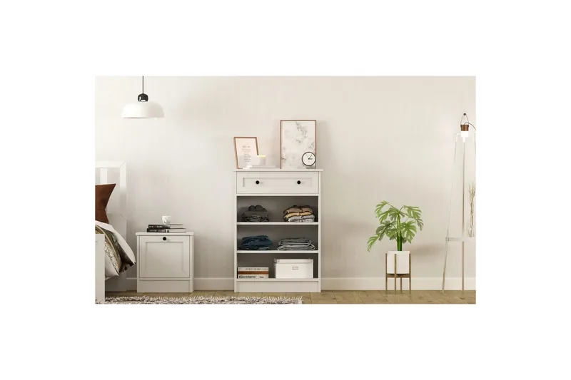 Zavira Byrå 70 cm - Matt Vit - Förvaring - Förvaringsmöbler - Byrå - Hallbyrå