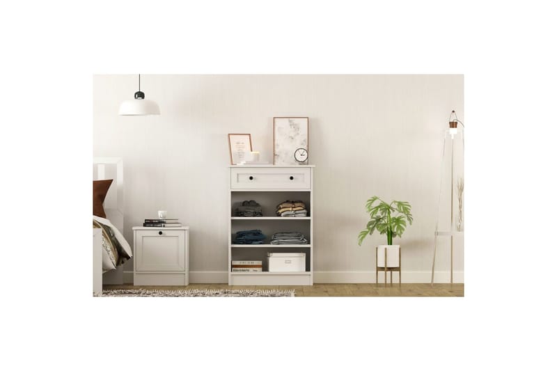 Zavira Byrå 70 cm - Matt Vit - Förvaring - Förvaringsmöbler - Byrå - Hallbyrå