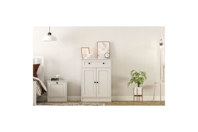 Zavira Byrå 70 cm - Matt Vit - Förvaring - Förvaringsmöbler - Byrå - Hallbyrå