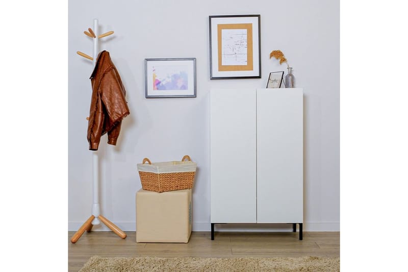 Zenla Byrå 72 cm - Vit - Förvaring - Förvaringsmöbler - Byrå - Hallbyrå