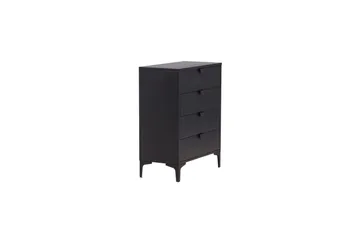 Byrå Piring - Svart, 40x78x98 - Förvaring - Förvaringsmöbler - Byrå - Hallbyrå
