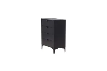 Byrå Piring - Svart, 40x78x98 - Förvaring - Förvaringsmöbler - Byrå - Hallbyrå