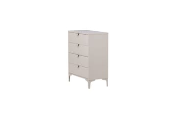 Byrå Piring - Beige, 40x78x98 - Förvaring - Förvaringsmöbler - Byrå - Hallbyrå
