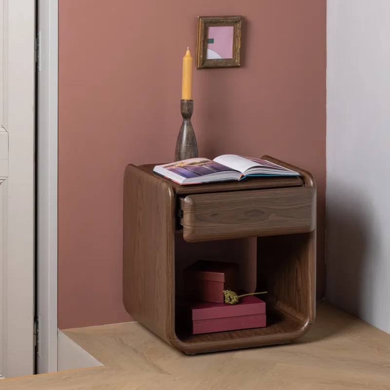 Byrå/Nattduksbord Elura 40 cm, Brun