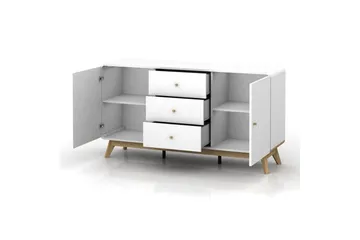 Cassie Skänk i Trä - Vit - Förvaring - Förvaringsmöbler - Sideboard & skänk