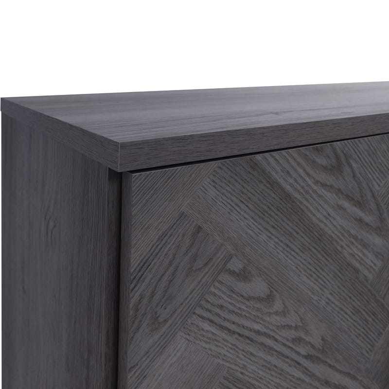 Charlene Skänk 130x75 cm - Grå fiskbensek / grå ek - Förvaring - Förvaringsmöbler - Sideboard & skänk