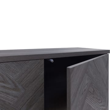 Charlene Skänk 130x75 cm - Grå fiskbensek / grå ek - Förvaring - Förvaringsmöbler - Sideboard & skänk