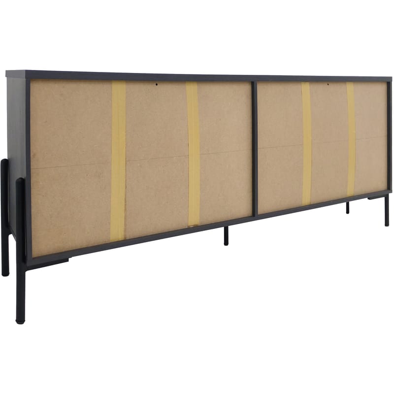 Charlene Skänk 175x75 cm - Grå fiskbensek / grå ek - Förvaring - Förvaringsmöbler - Sideboard & skänk
