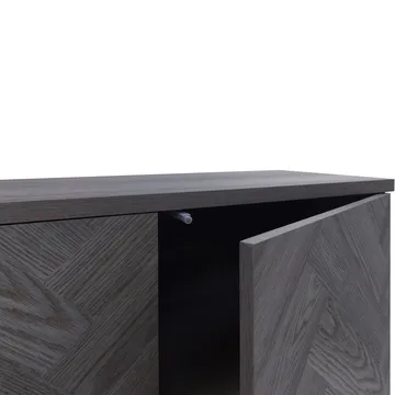 Charlene Skänk 175x75 cm - Grå fiskbensek / grå ek - Förvaring - Förvaringsmöbler - Sideboard & skänk
