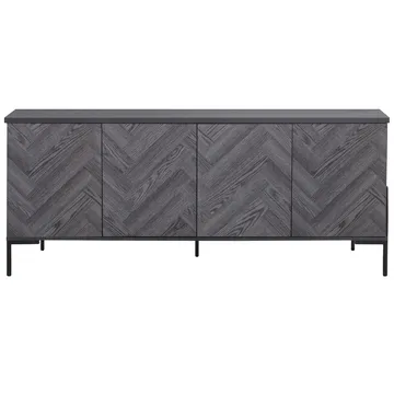 Charlene Skänk 175x75 cm - Grå fiskbensek / grå ek - Förvaring - Förvaringsmöbler - Sideboard & skänk