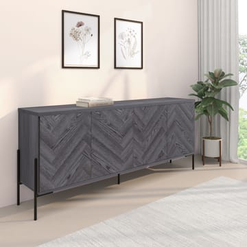Charlene Skänk 175x75 cm - Grå fiskbensek / grå ek - Förvaring - Förvaringsmöbler - Sideboard & skänk