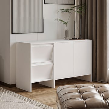 Crala Konsol 130x81,8x44 cm - Vit - Förvaring - Förvaringsmöbler - Sideboard & skänk
