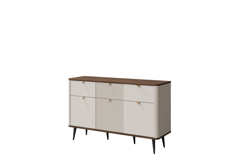 Cucina Skänk 130x40 cm - Beige/Brun - Förvaring - Förvaringsmöbler - Sideboard & skänk