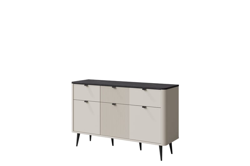 Cucina Skänk 130x40 cm - Beige/Grå - Förvaring - Förvaringsmöbler - Sideboard & skänk