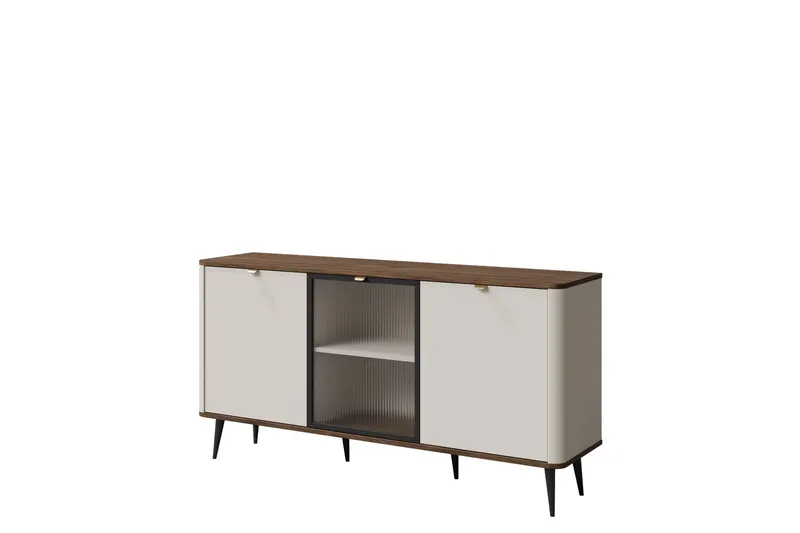 Cucina Skänk 160x40 cm - Beige/Brun - Förvaring - Förvaringsmöbler - Sideboard & skänk