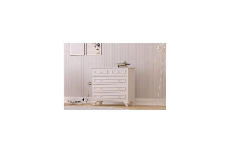 Dorian Hörnbyrå 90 cm - Matt Vit - Förvaring - Förvaringsmöbler - Byrå - Hallbyrå