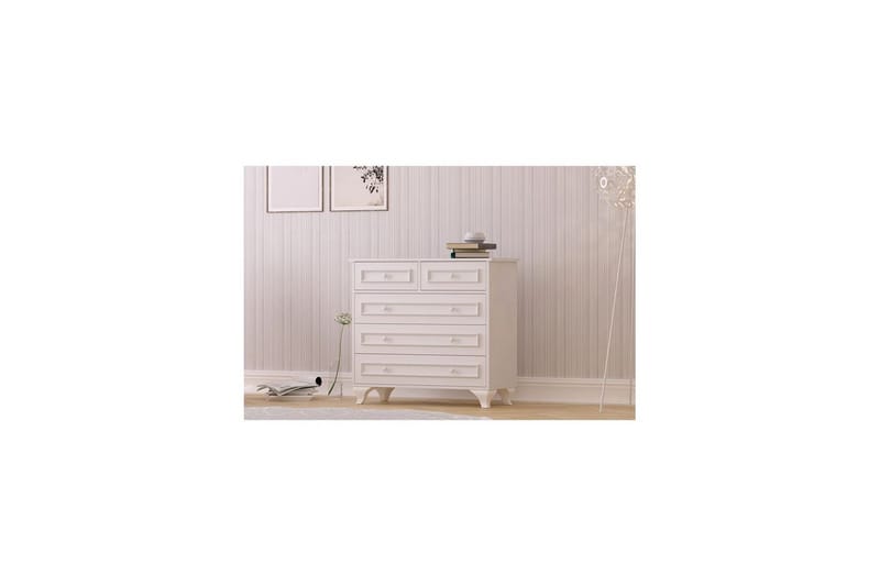 Dorian Hörnbyrå 90 cm - Matt Vit - Förvaring - Förvaringsmöbler - Byrå