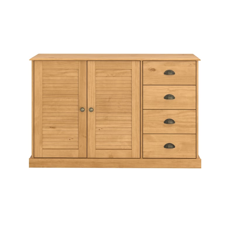 Edith Skänk 125x80 cm i Furu - Brun - Förvaring - Förvaringsmöbler - Sideboard & skänk