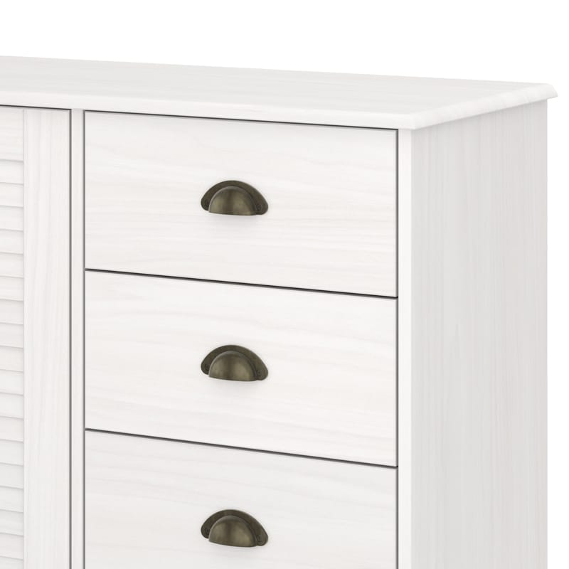 Edith Skänk 125x80 cm i Trä - Vit - Förvaring - Förvaringsmöbler - Sideboard & skänk