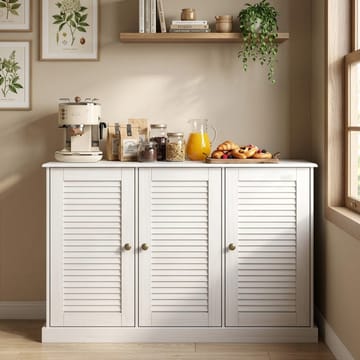 Edith Skänk 125x80 cm i Trä - Vit - Förvaring - Förvaringsmöbler - Sideboard & skänk
