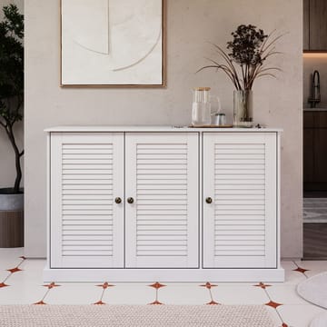 Edith Skänk 125x80 cm i Trä - Vit - Förvaring - Förvaringsmöbler - Sideboard & skänk