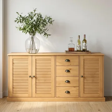 Edith Skänk 166x80 cm - Betsad/vaxad - Förvaring - Förvaringsmöbler - Sideboard & skänk