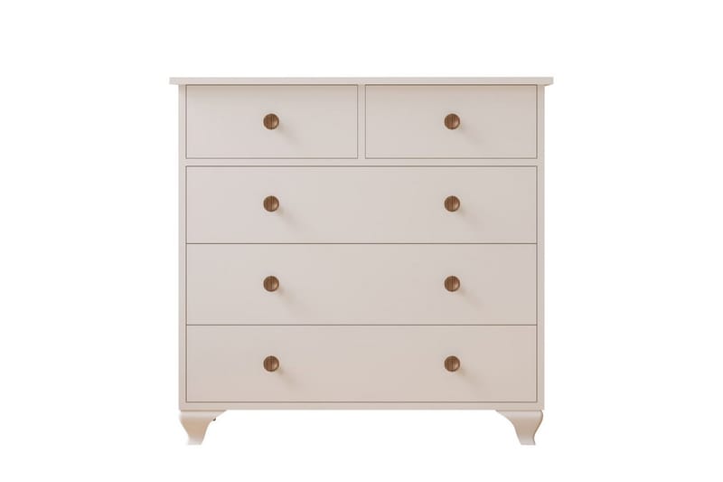 Elyra Hörnbyrå 90 cm - Matt Vit - Förvaring - Förvaringsmöbler - Byrå