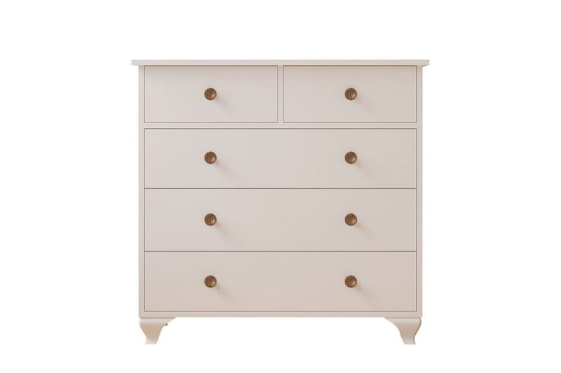 Elyra Hörnbyrå 90 cm - Matt Vit - Förvaring - Förvaringsmöbler - Byrå - Hallbyrå