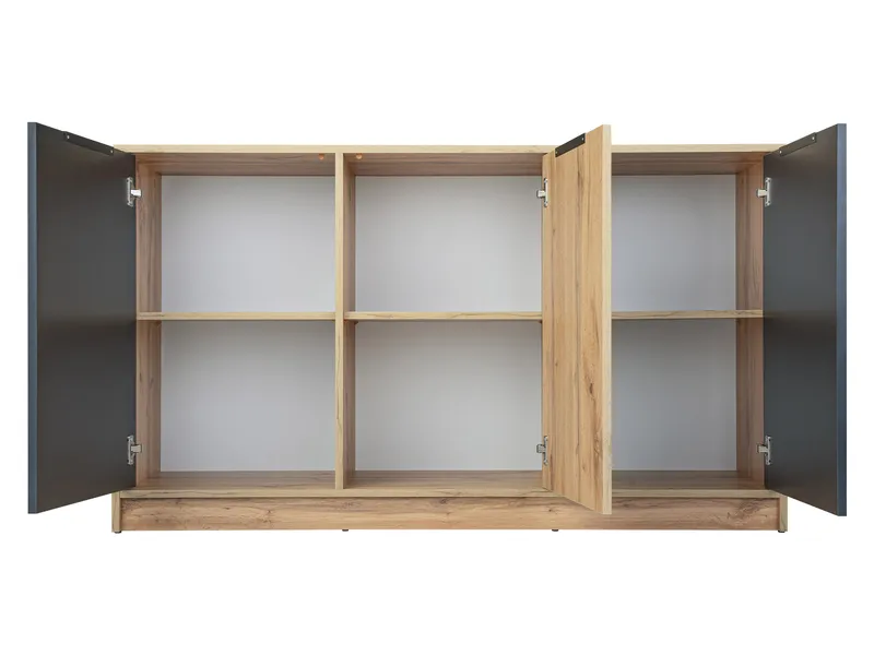 Escaldes Skänk 138 cm - brun, vit - Förvaring - Förvaringsmöbler - Sideboard & skänk