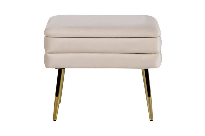 Förvaringsbänk Odessa Beige/guld - Beige/guld - Förvaring - Förvaringsmöbler - Förvaringskista