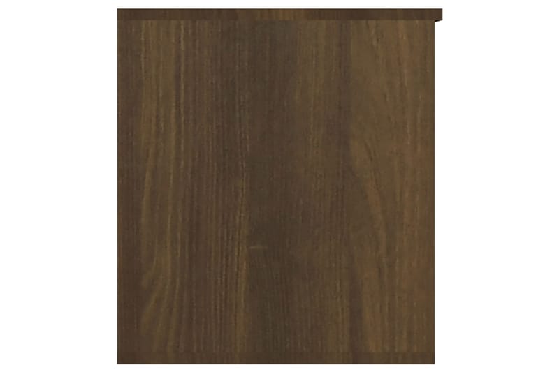 Förvaringskista brun ek 84x42x46 cm konstruerat trä - Mörkt trä - Förvaringskista