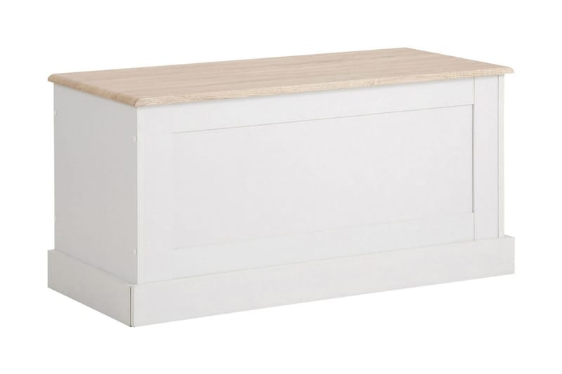 Dareia Förvaringskista 90 cm, Vit/Brun