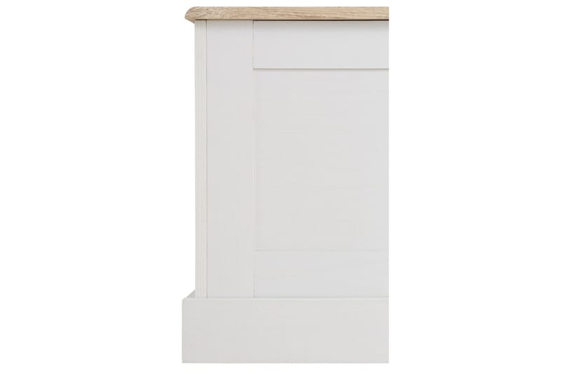 Dareia Förvaringskista 90 cm - Vit/Brun - Förvaring - Förvaringsmöbler - Förvaringskista