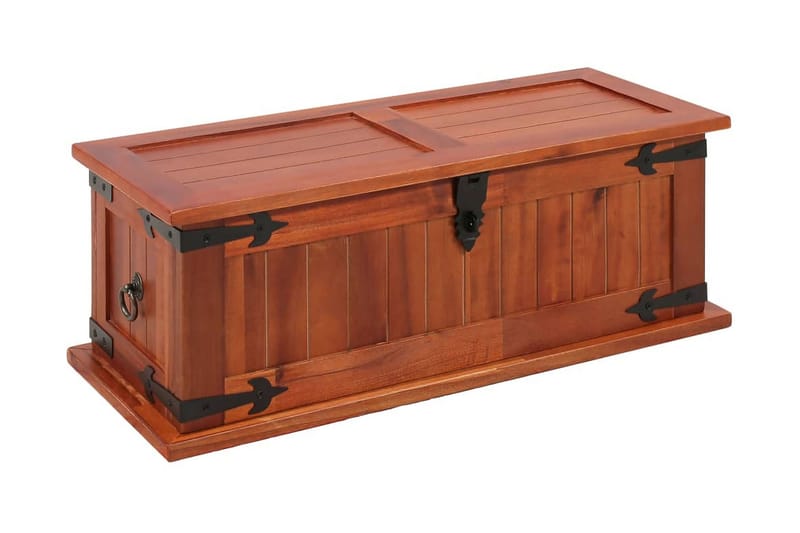 Förvaringskista 60x25x22 cm massivt akaciaträ - Brun - Förvaring - Förvaringsmöbler - Förvaringskista
