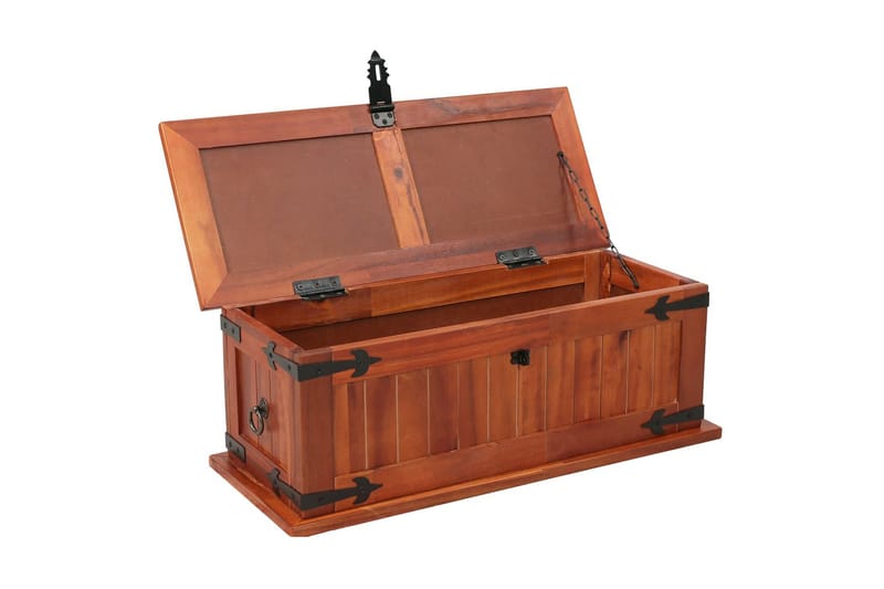 Förvaringskista 60x25x22 cm massivt akaciaträ - Brun - Förvaring - Förvaringsmöbler - Förvaringskista
