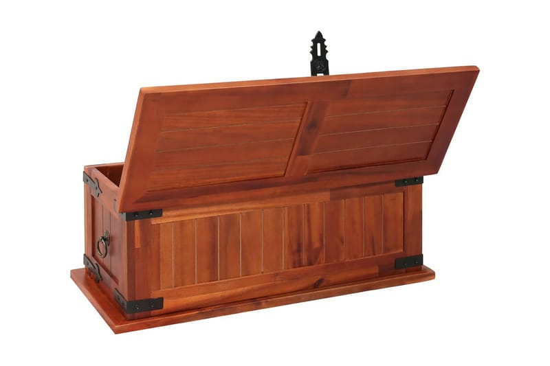 Förvaringskista 60x25x22 cm massivt akaciaträ - Brun - Förvaring - Förvaringsmöbler - Förvaringskista
